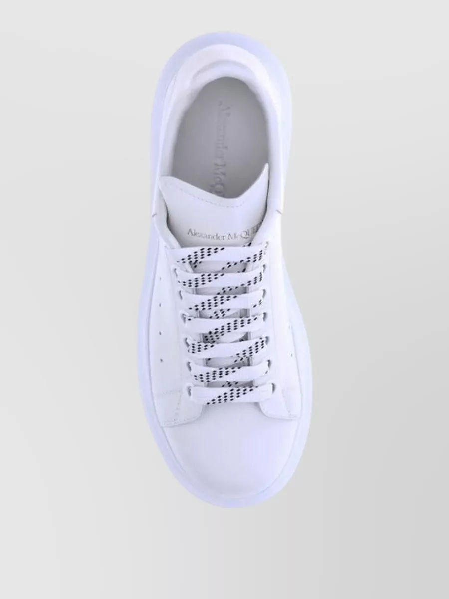 Alexander Mcqueen Leather Low-Top Sneakers
