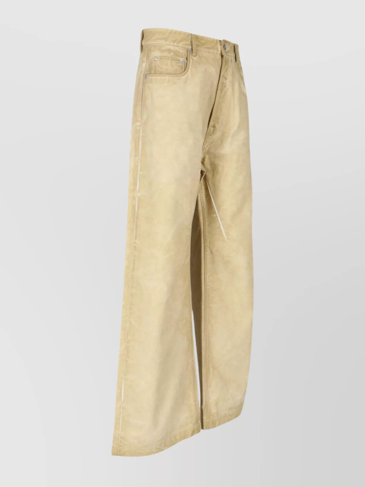 Rick Owens Drkshdw Wide Leg Trousers Rivet Accents