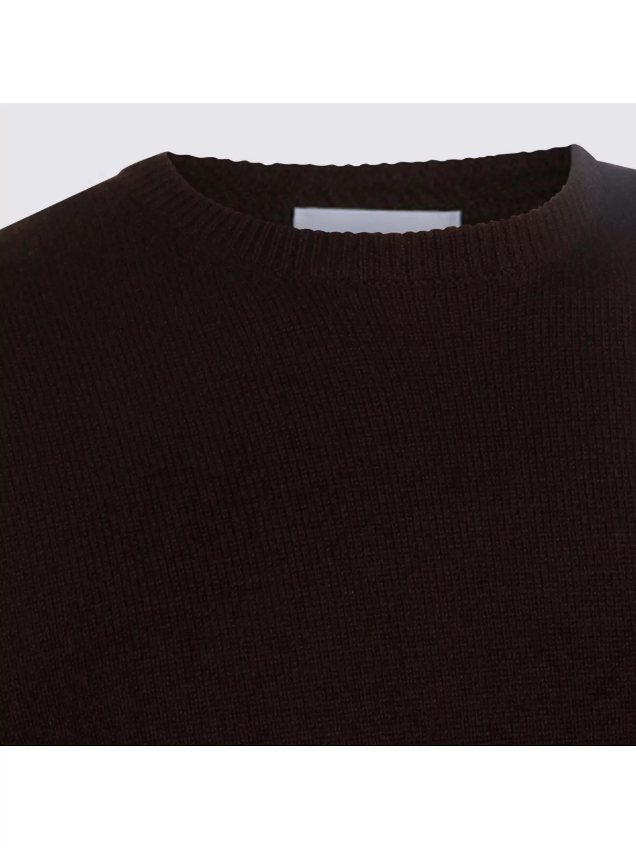 Malo Long Sleeve Ribbed Hem Crew Neck Sweater