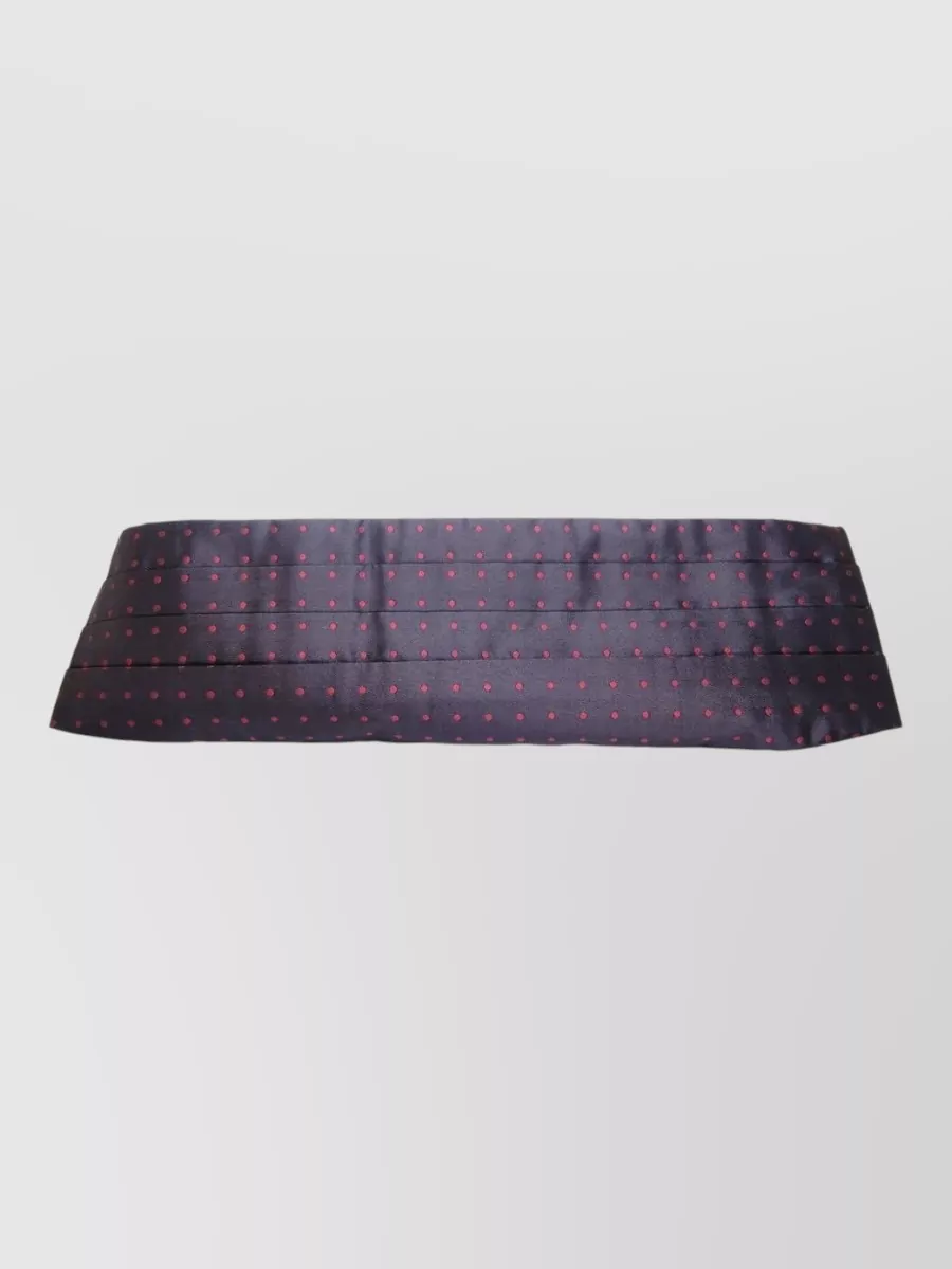 Dolce&Gabbana silk polka dot cummerbund