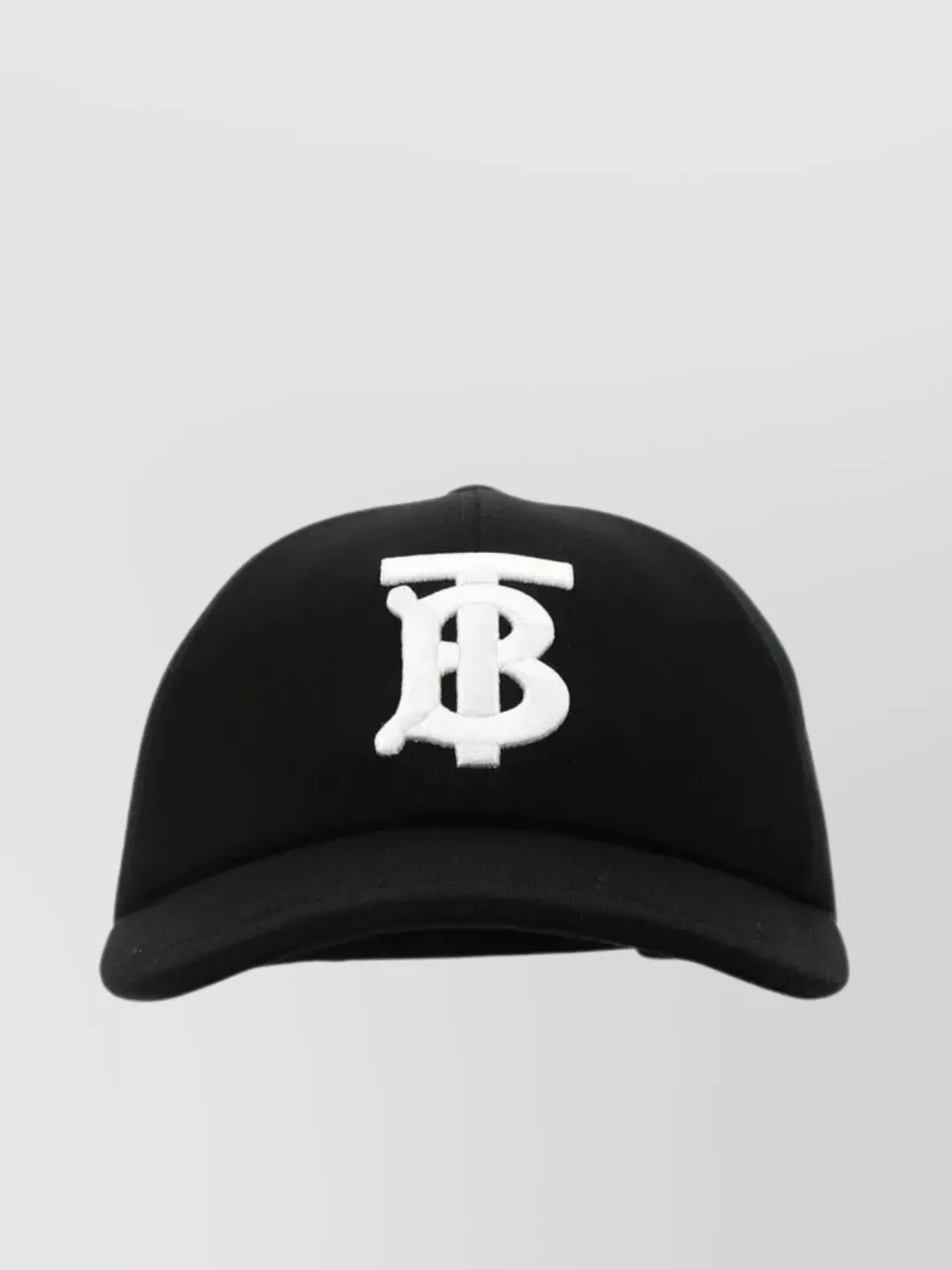 Shop Burberry Baseball Cap Cotton Curved Visor