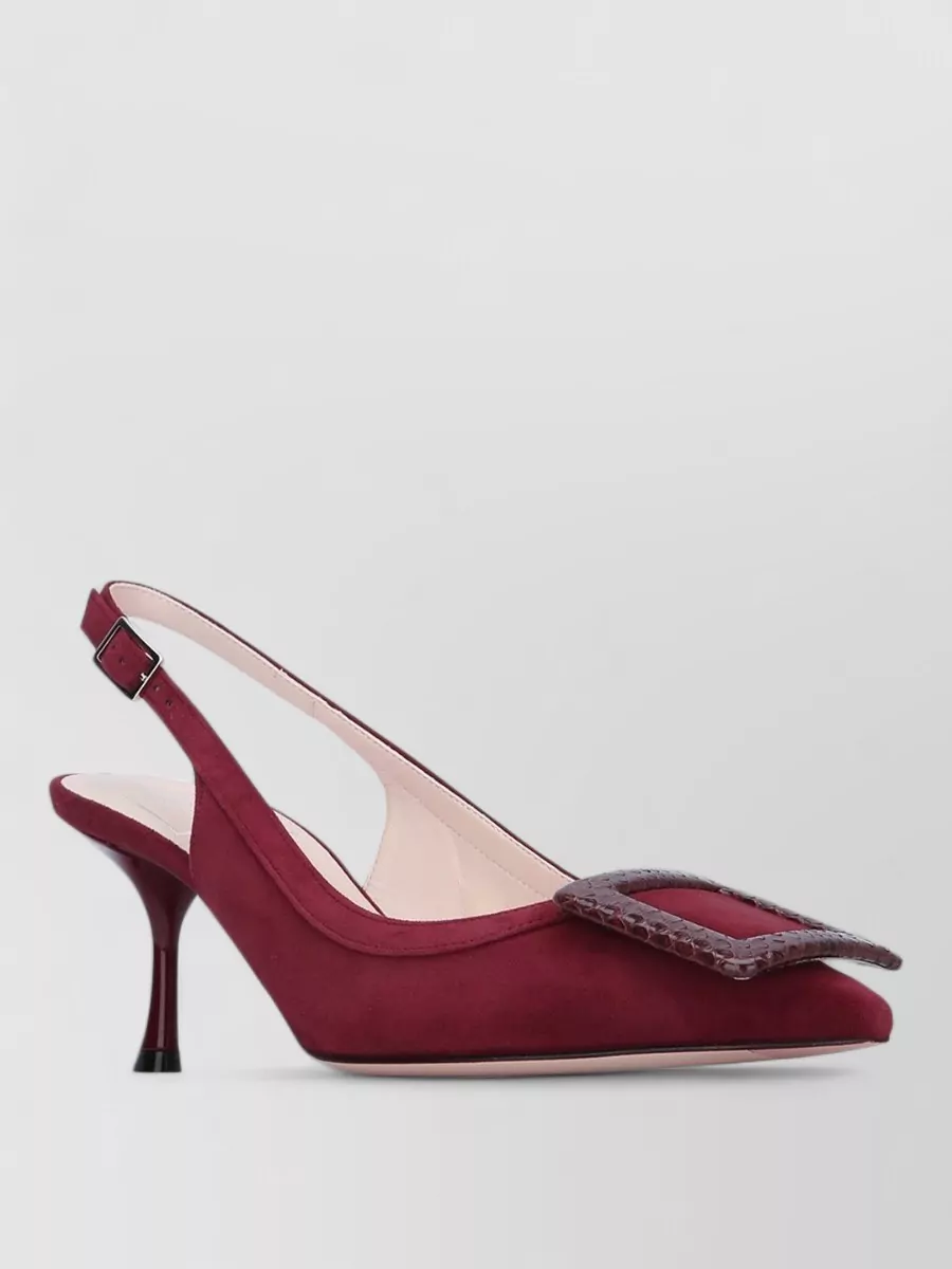 Roger Vivier leather slingback pumps