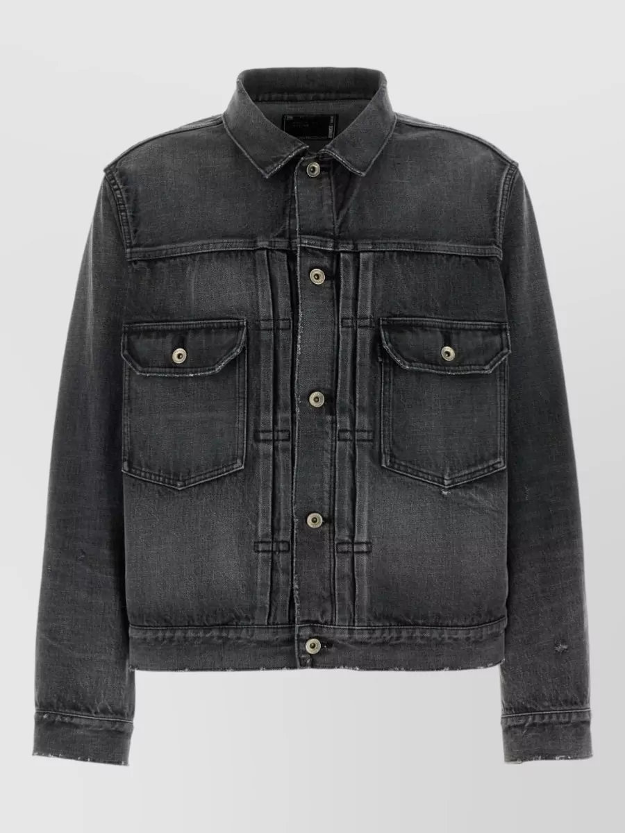 Sacai denim shirt jacket