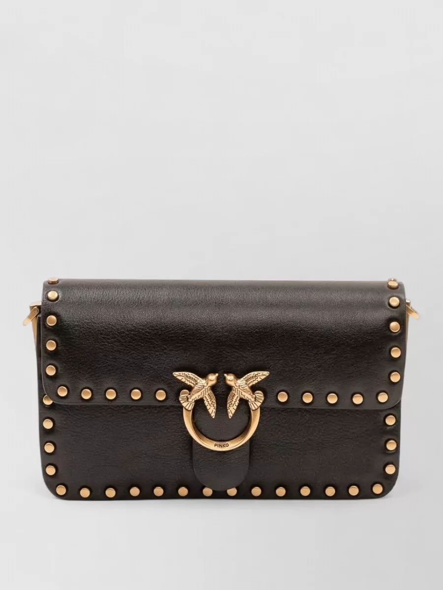 Pinko Love Bag Leather Shoulder Bag