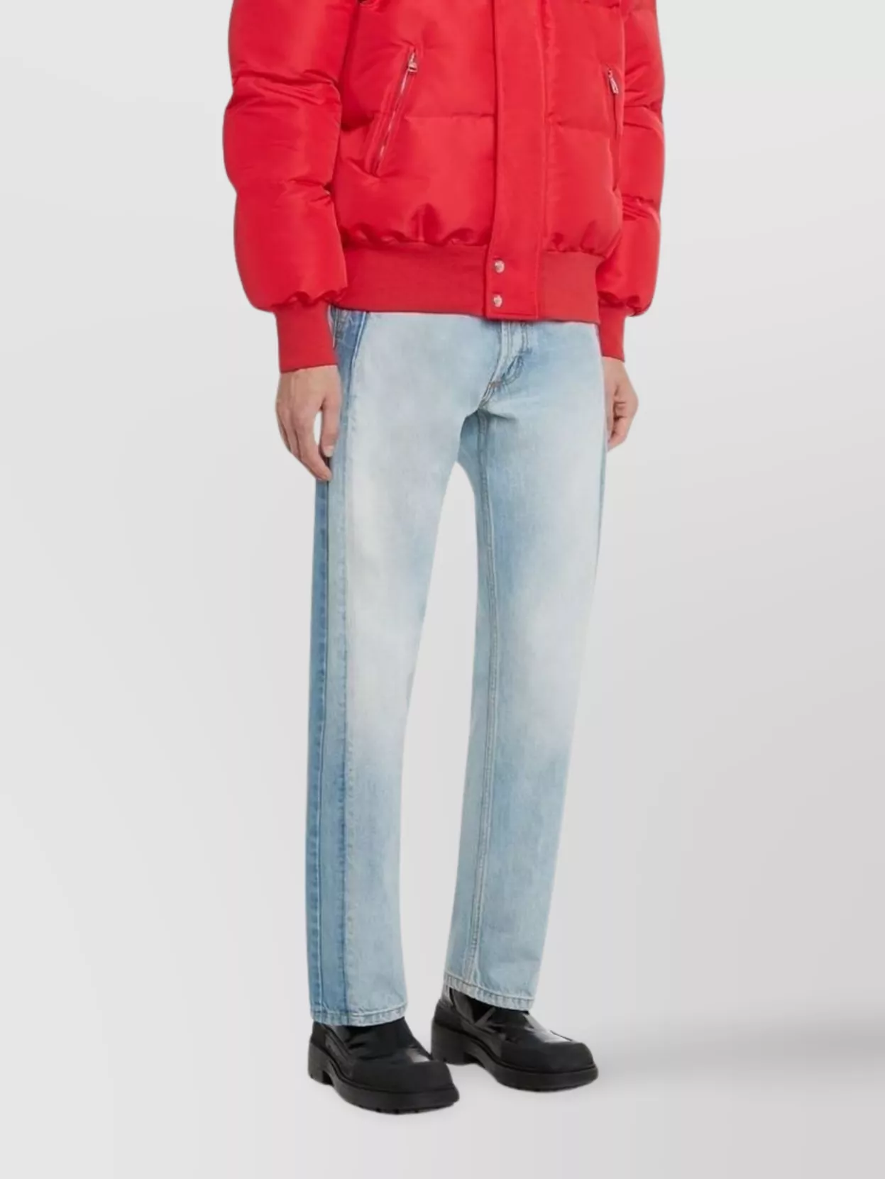 Alexander Mcqueen Straight Leg Organic Cotton Denim Jeans