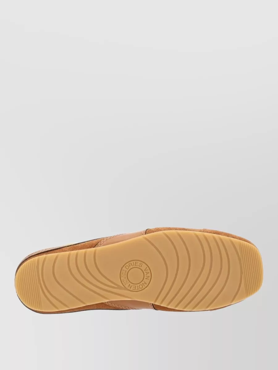 Dries Van Noten Leather Slip-On Mules