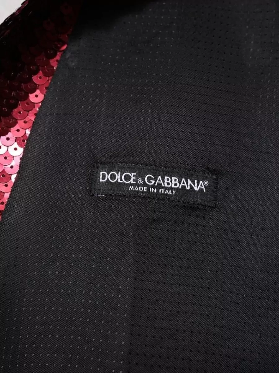 Dolce&Gabbana Sequined V-Neck Waistcoat