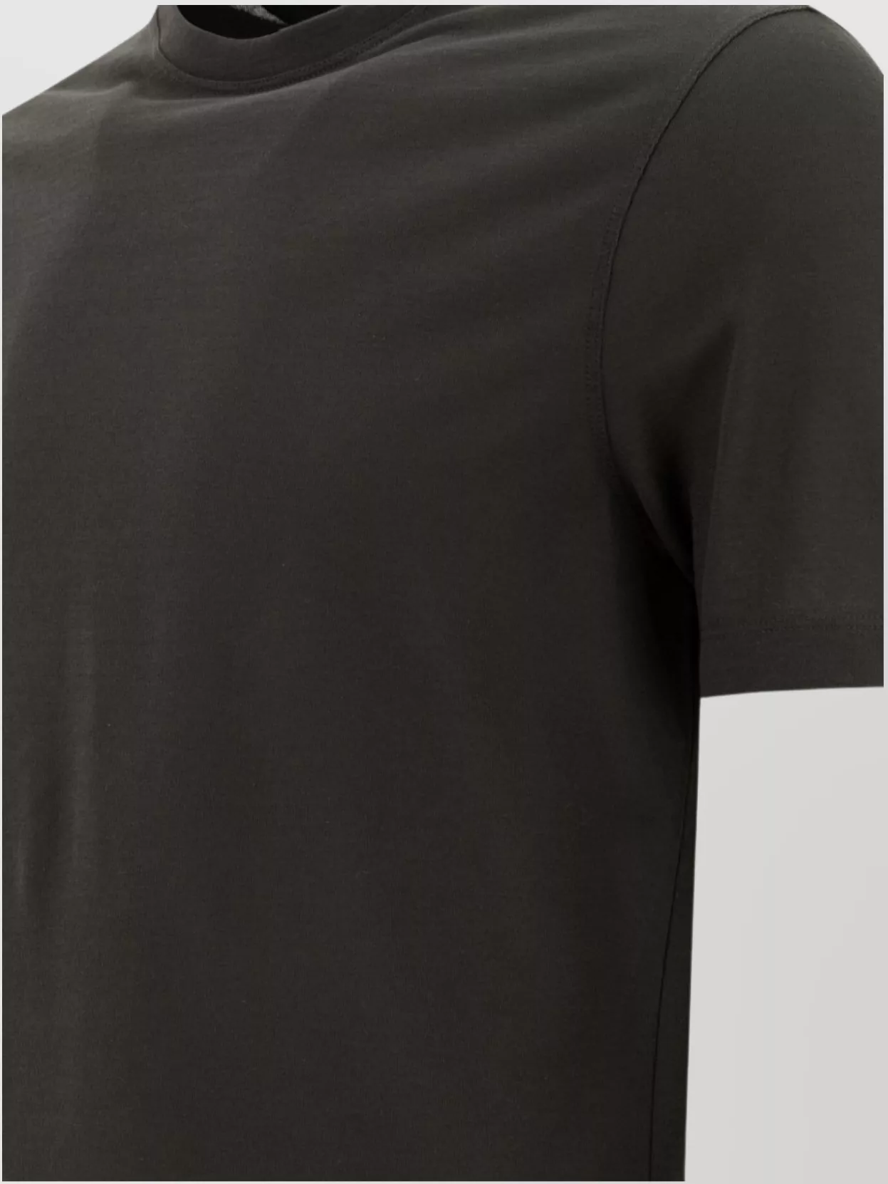 Zanone Crew Neck T-Shirts Short Sleeves