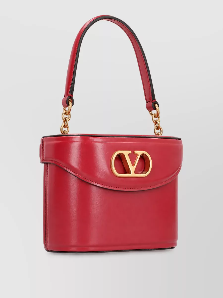 Valentino Garavani Vain Leather Bucket Bag