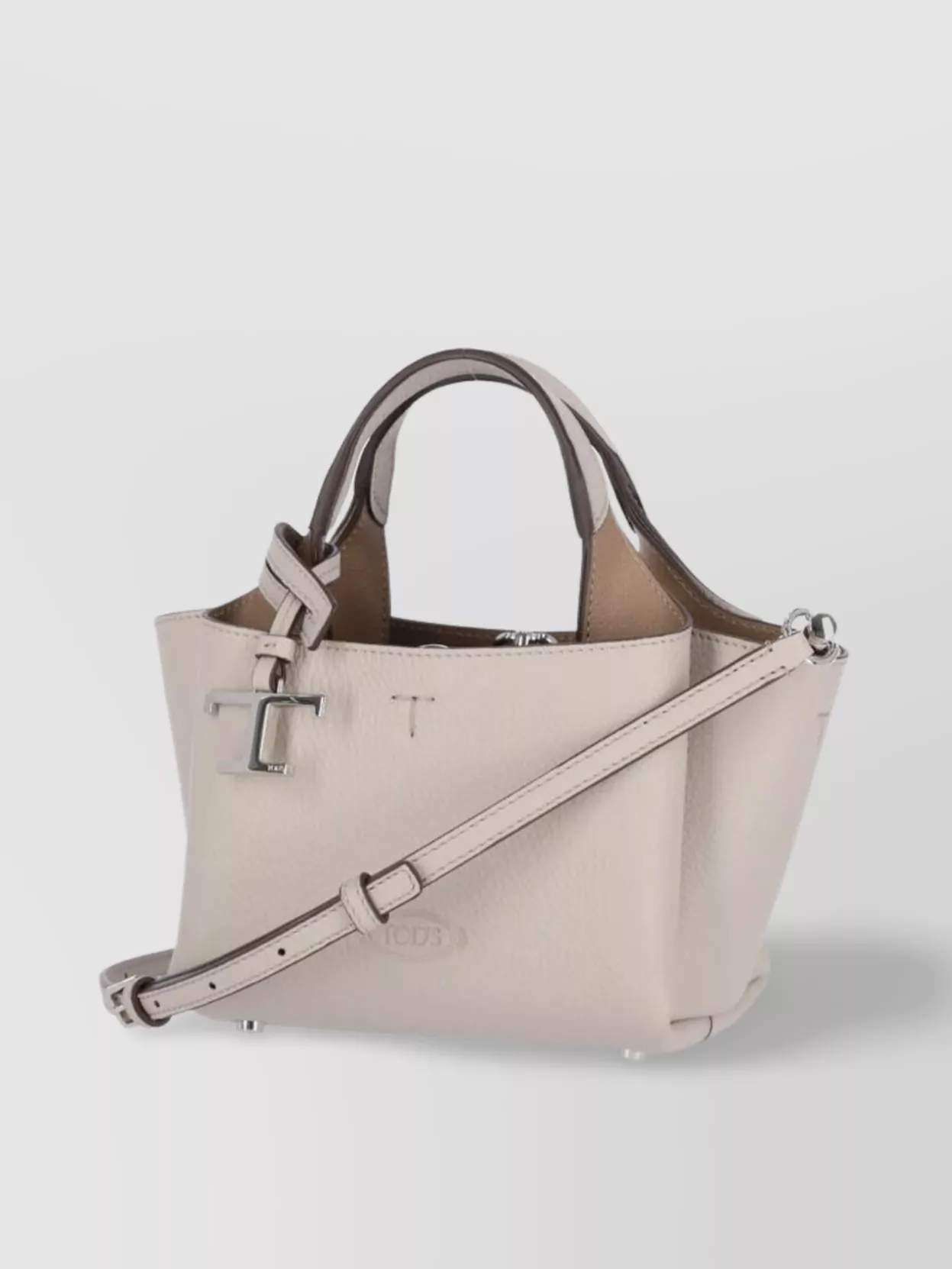 Tod's Shoulder Bag With Detachable Strap And Top Handles