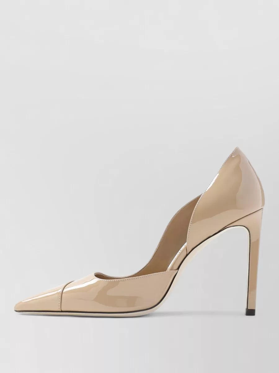 Jimmy Choo Brigitte 100 Patent Leather Pointed Toe Pumps