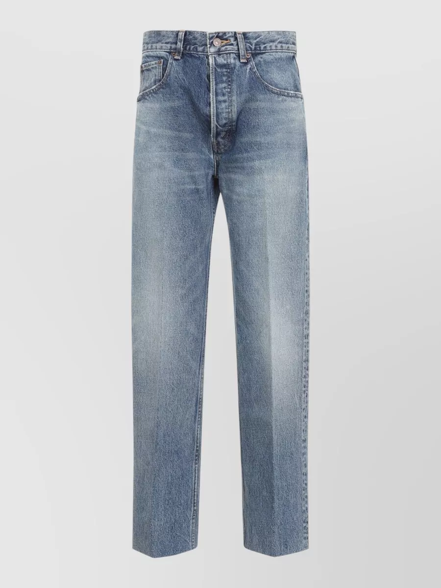 Celine Casual Boyfriend Denim Trousers Style 001 In Blue