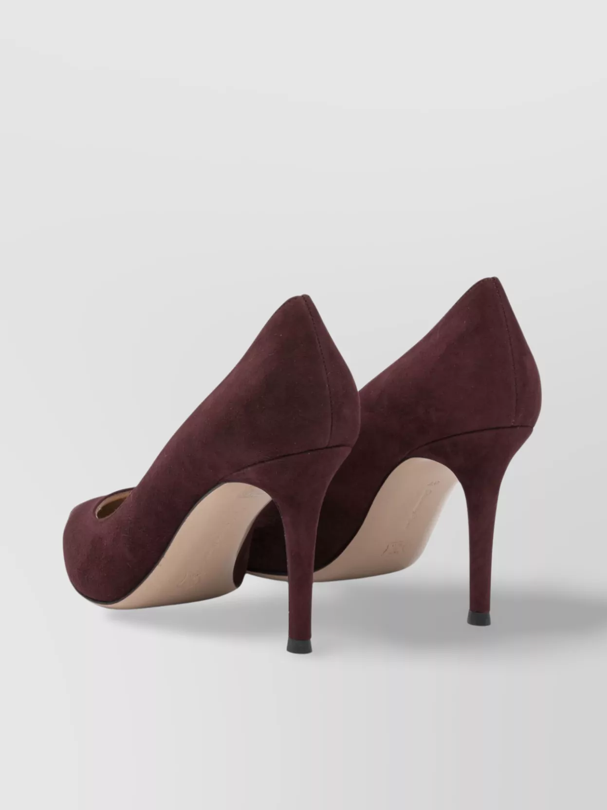 Gianvito Rossi Pointed Toe Stiletto Heel Suede Pumps
