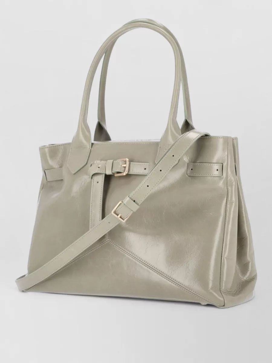 Ballantyne Tote Bag Structured Shape Top Handles Strap