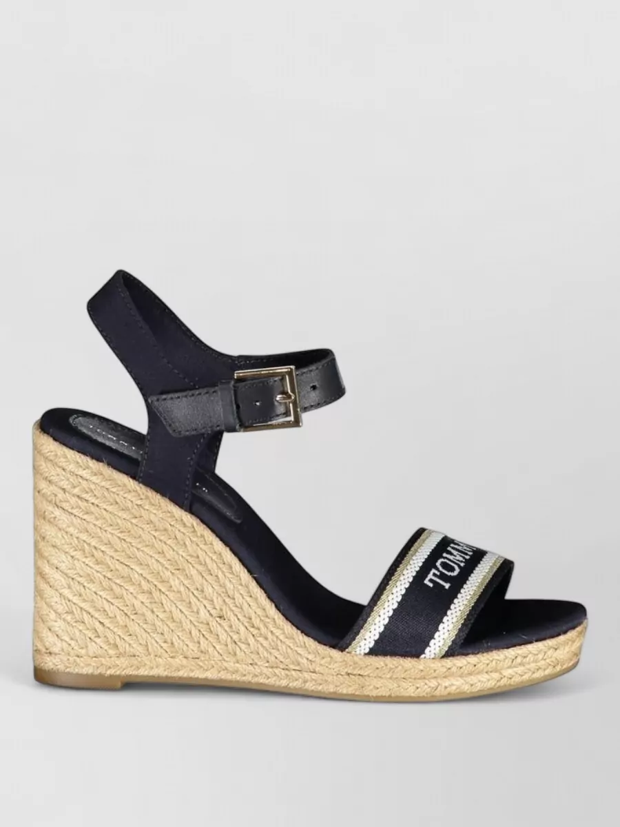 Tommy Hilfiger leather espadrille sandals