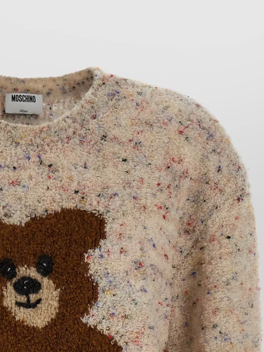 Moschino Wool Teddy Bear Jumper