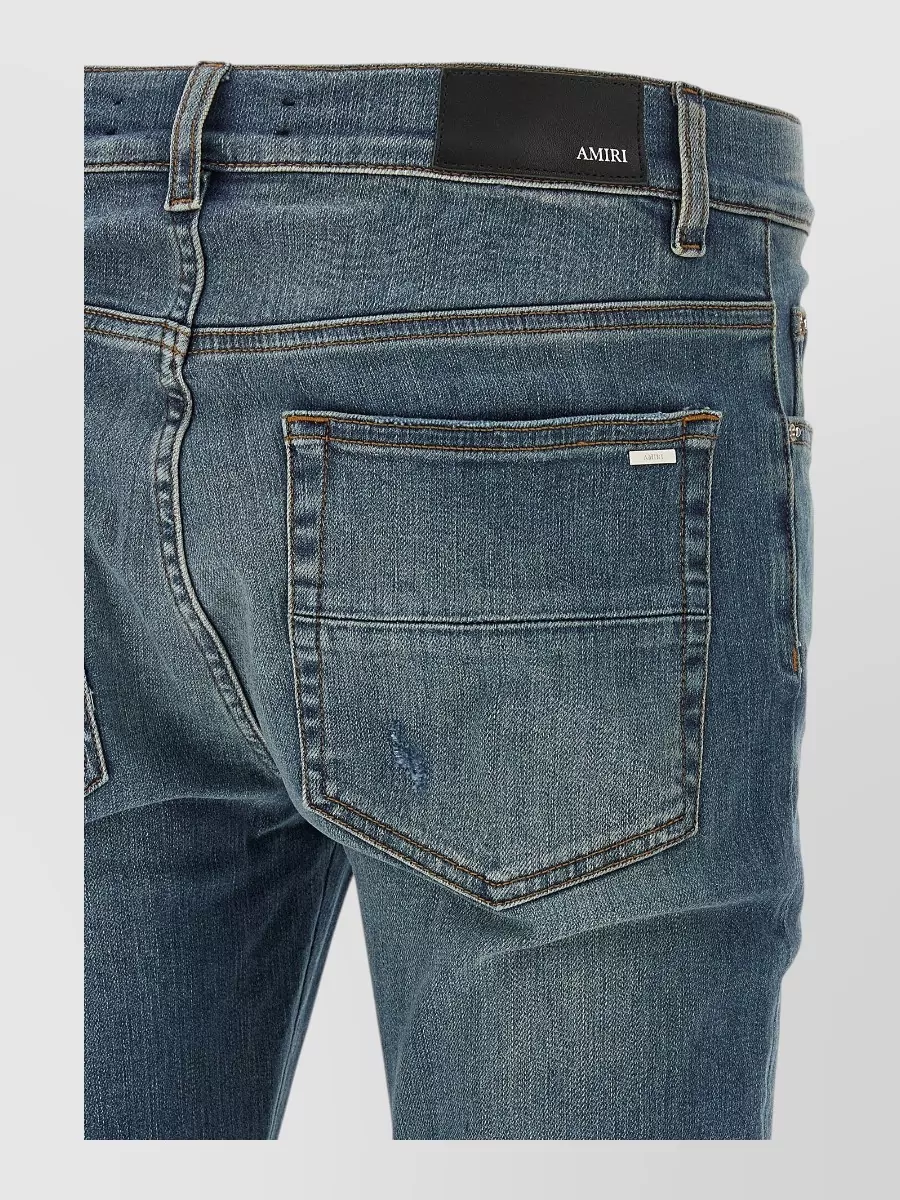 Amiri Mx1 Distressed Skinny Jeans