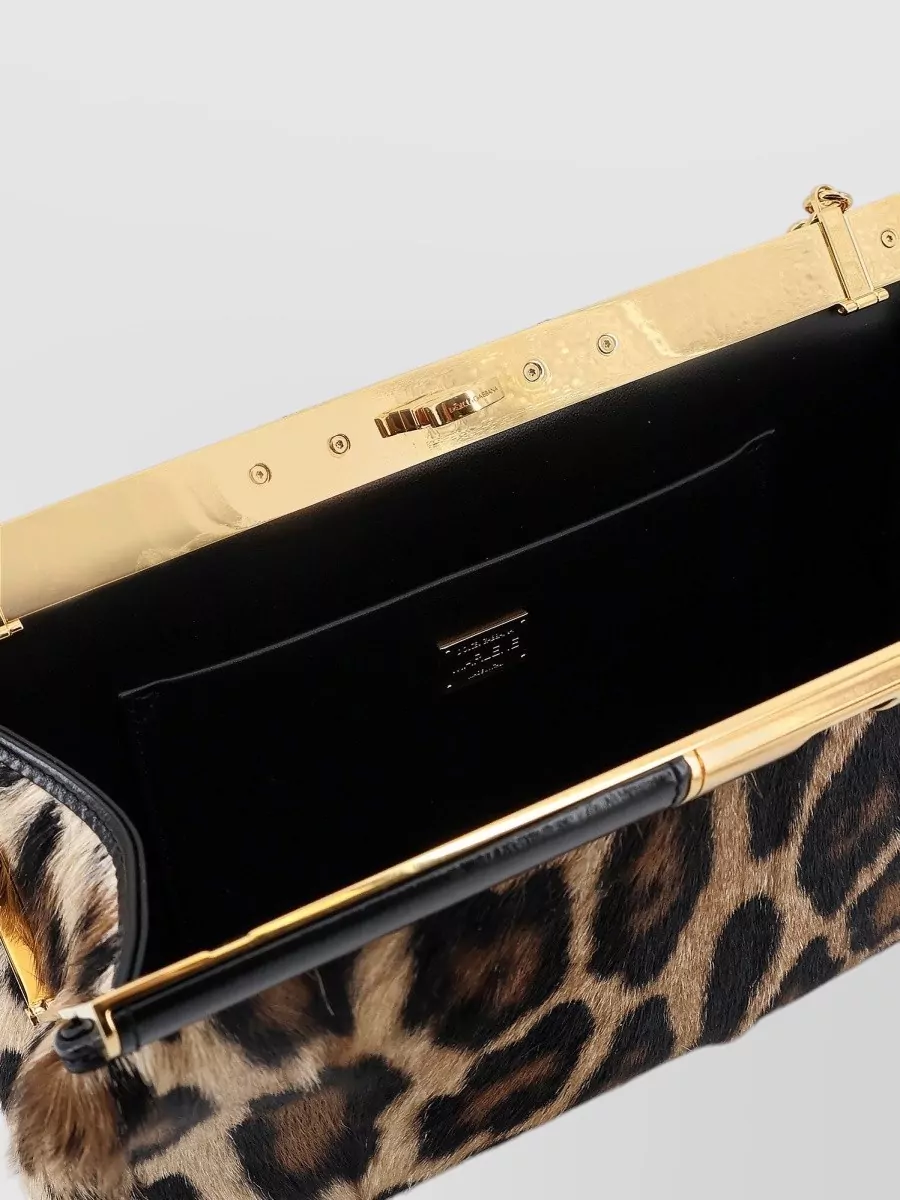 Dolce&Gabbana Marlene Goat Hair Clutch Bag