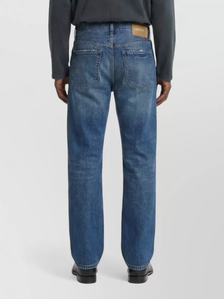 Haikure Denim Mid-Rise Regular-Fit Jeans