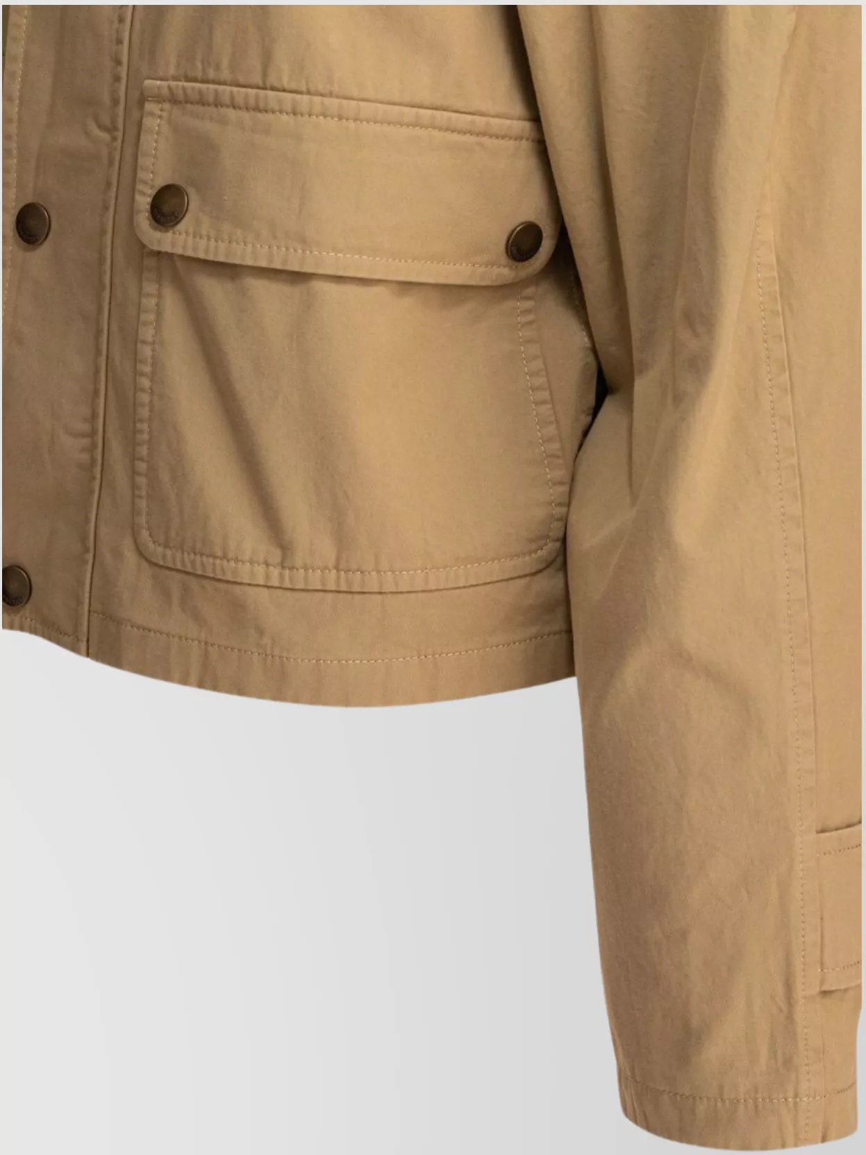 Burberry Collar Corduroy Pockets Sleeves Long