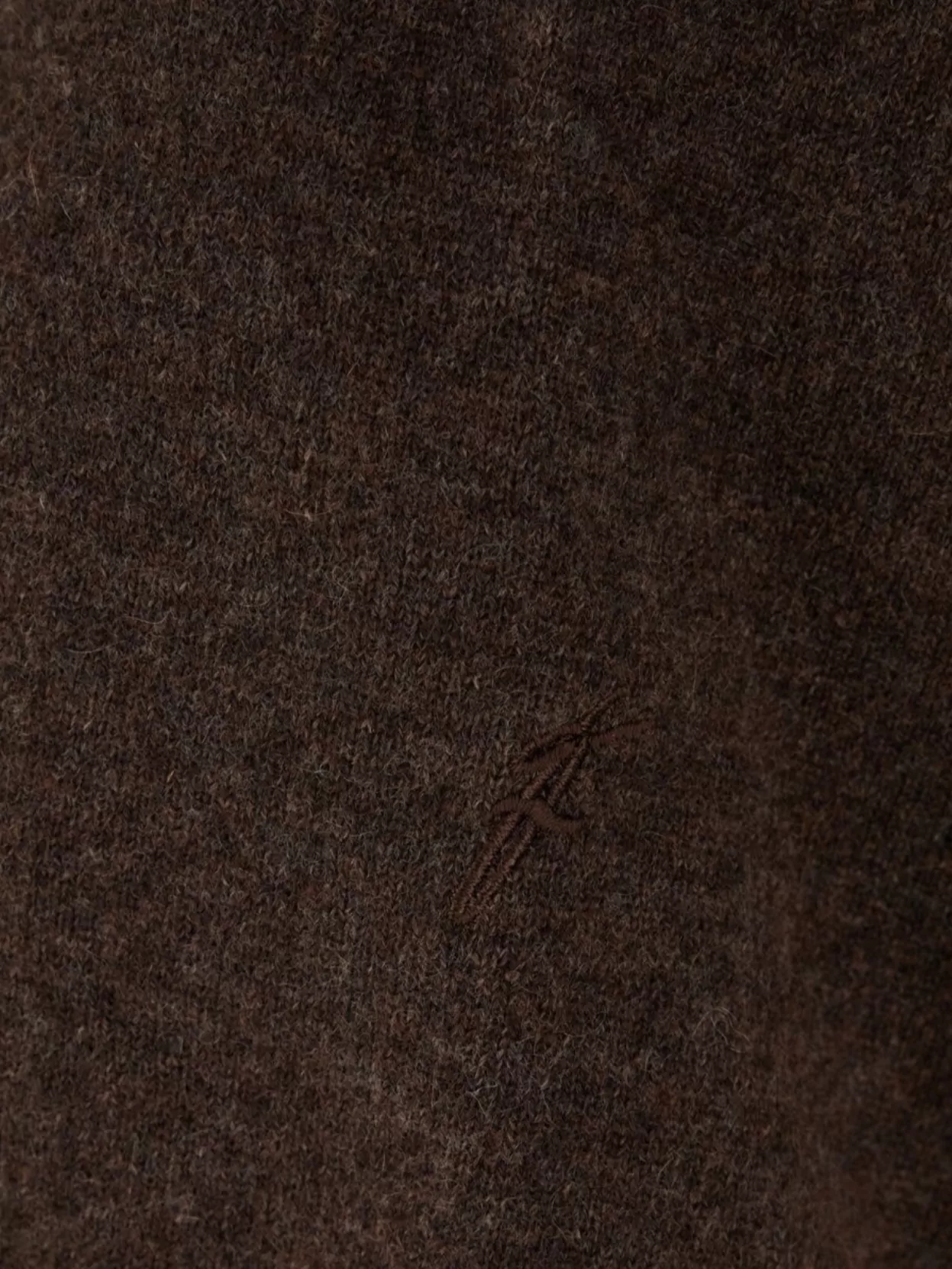 Ferragamo Chocolate Stretch Wool Blend Sleeveless Sweater In Brown