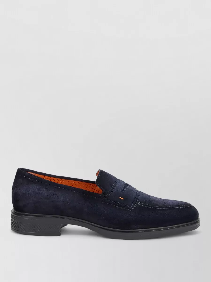Santoni Suede Loafers