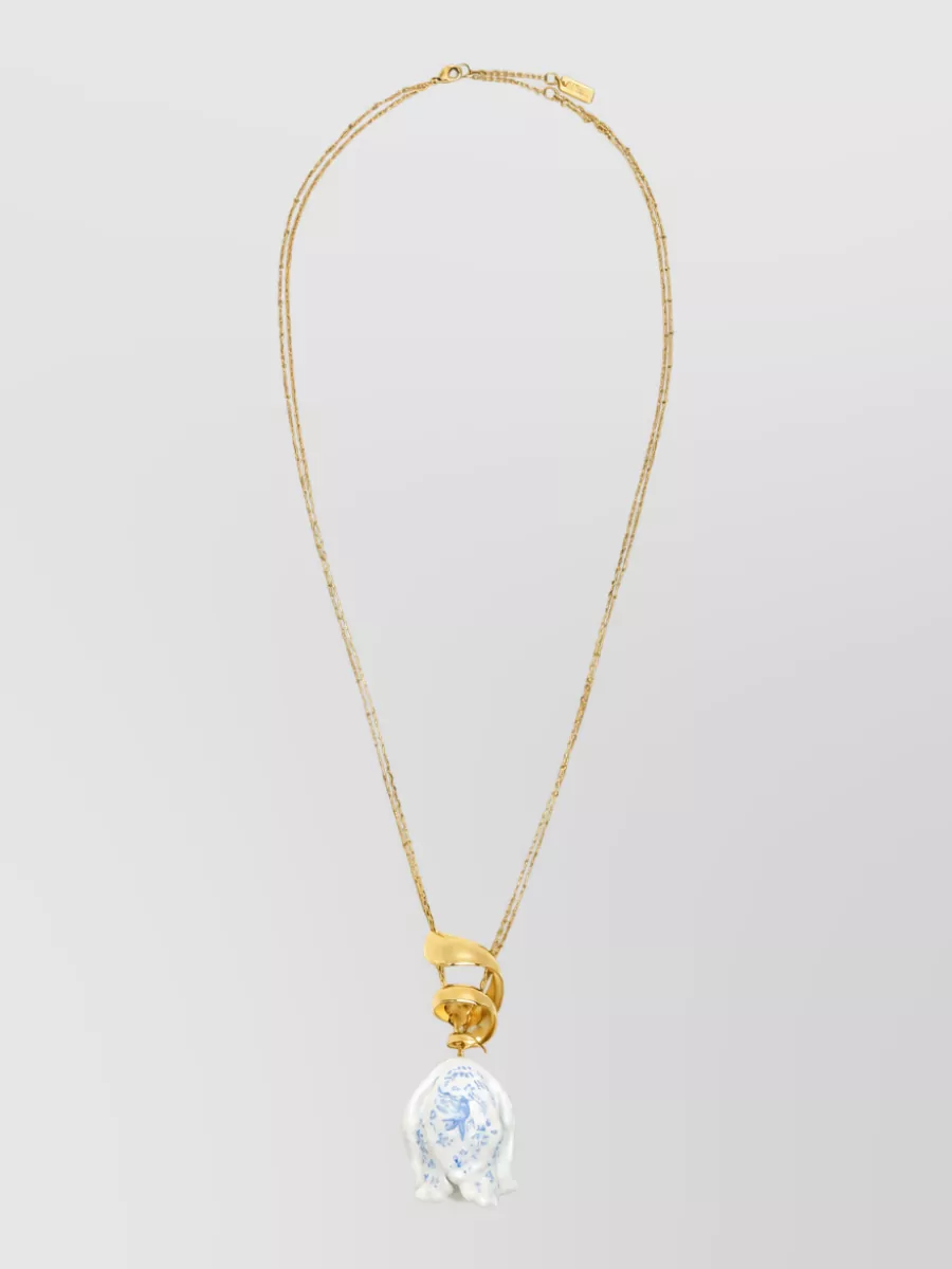 Chloé gold-finish brass necklace
