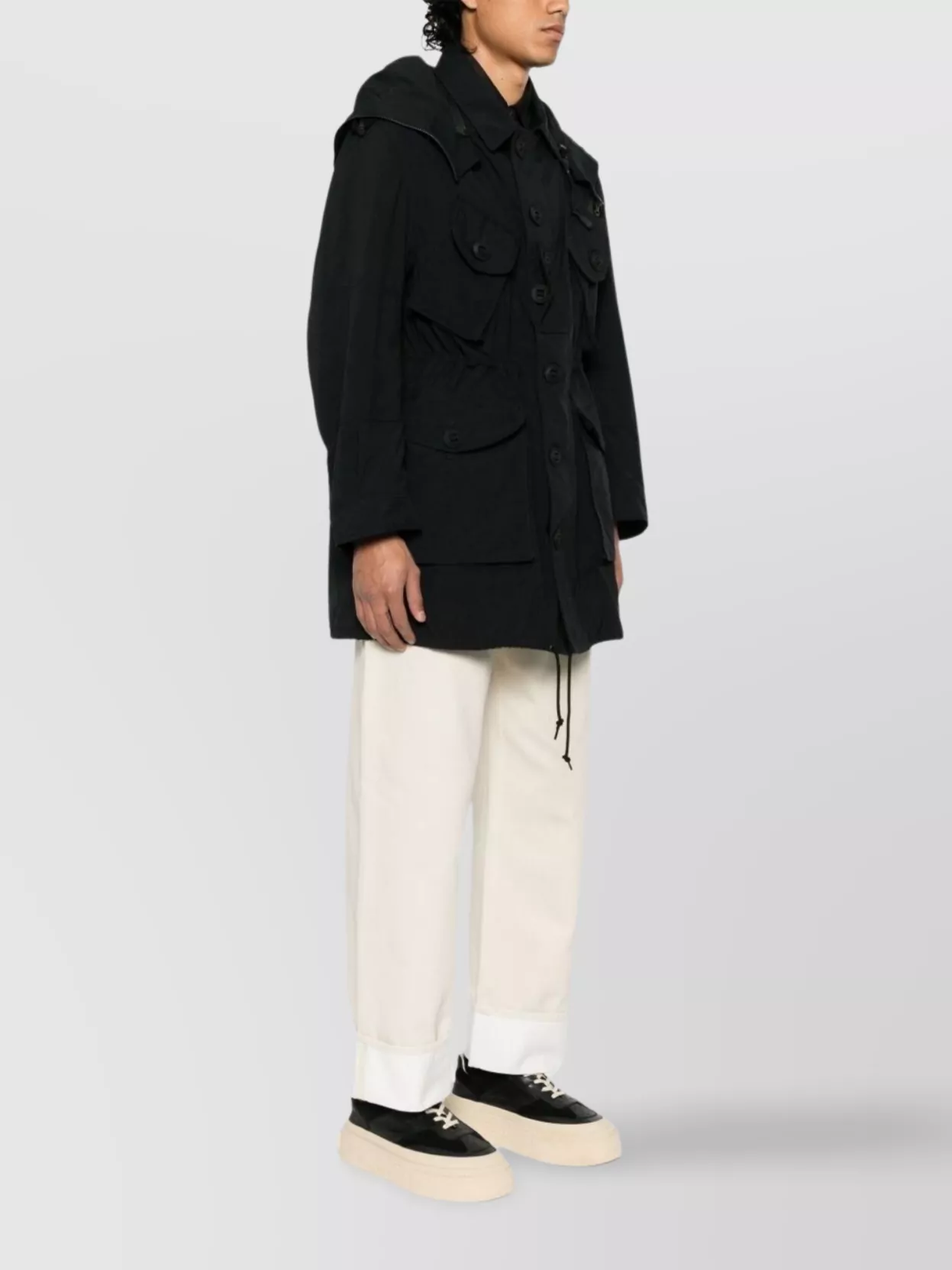 Junya Watanabe Men's Nylon Parka Coat