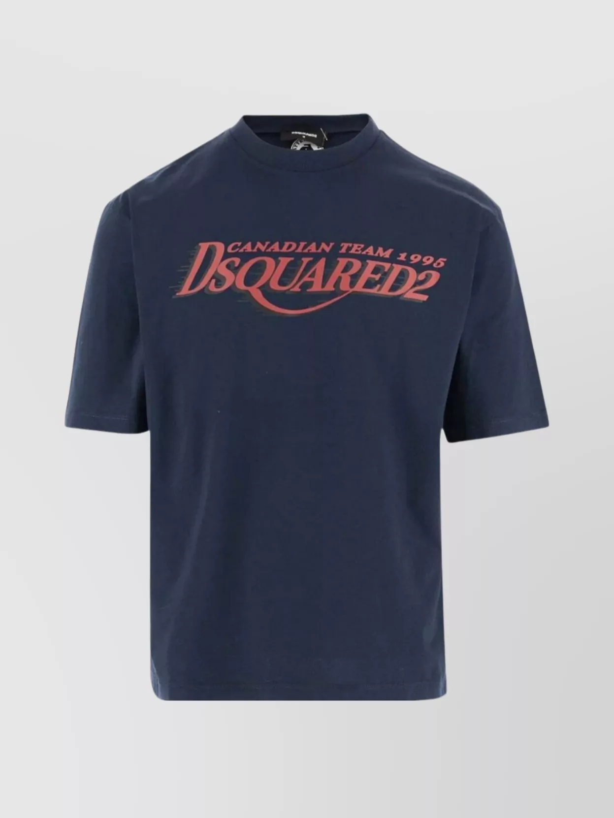 Dsquared2 Graphic Print Crew Neck Short Sleeves T-shirts In Blue