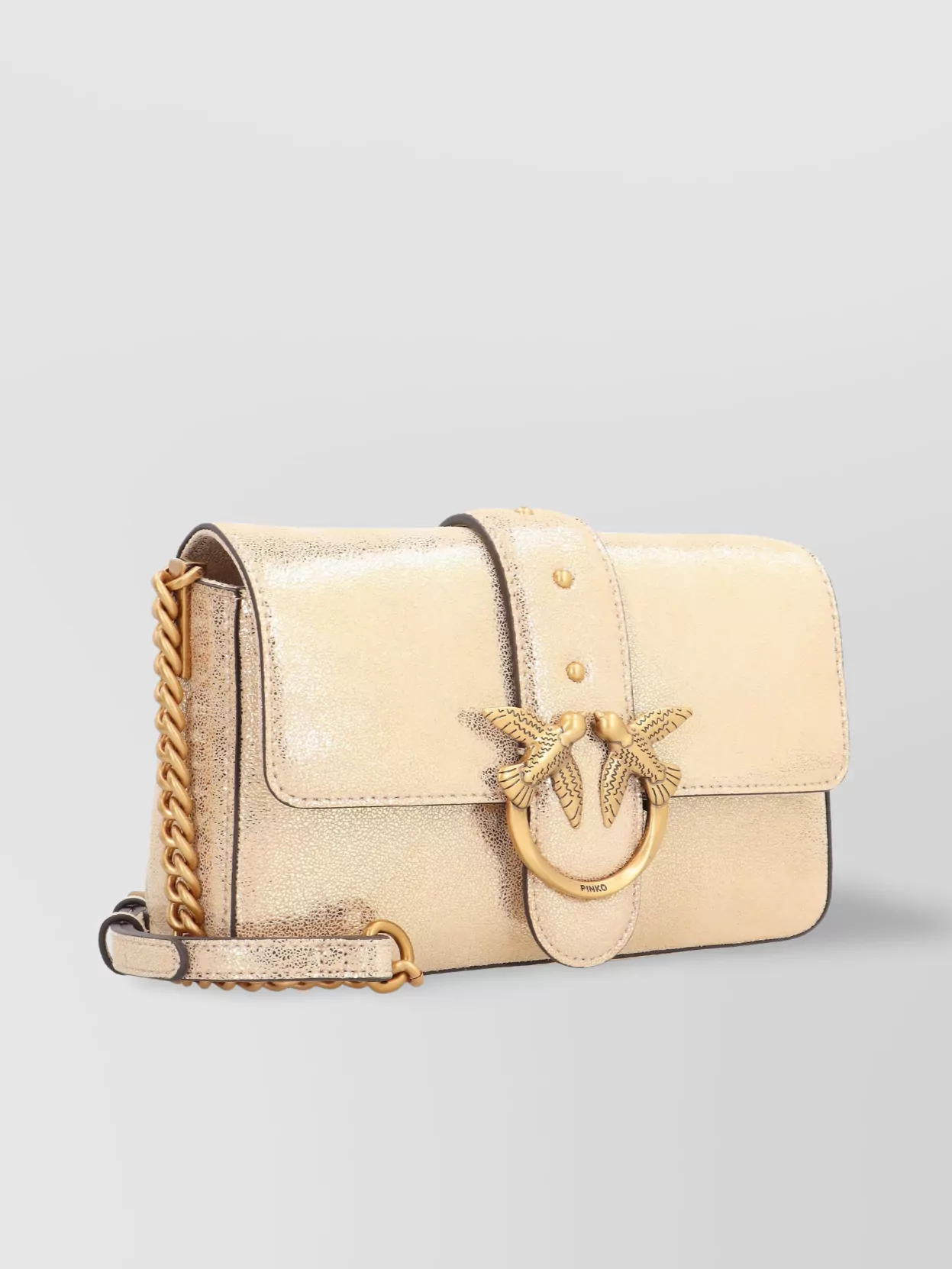 Pinko Love Birds Slouchy Mini Crossbody Bag