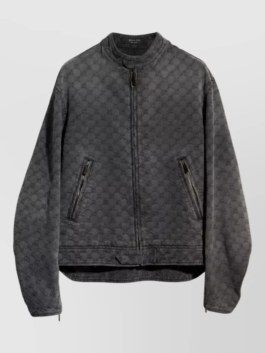 Gucci denim zip jacket