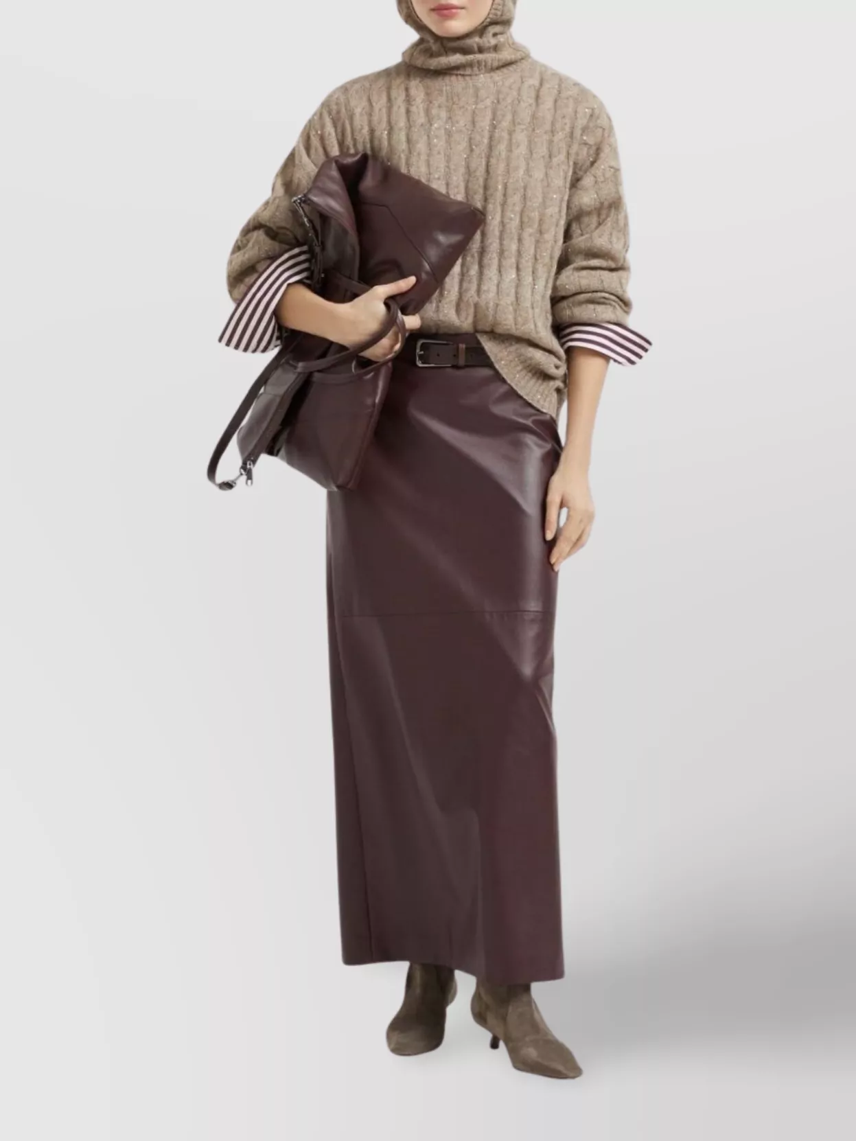 Brunello Cucinelli Wool Cable Knit Jumper
