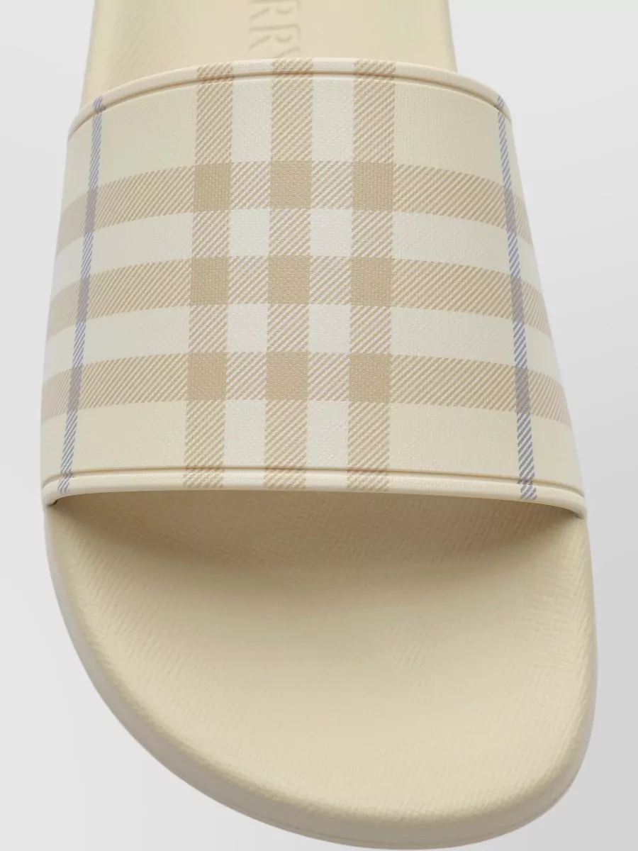 Burberry Check Slides