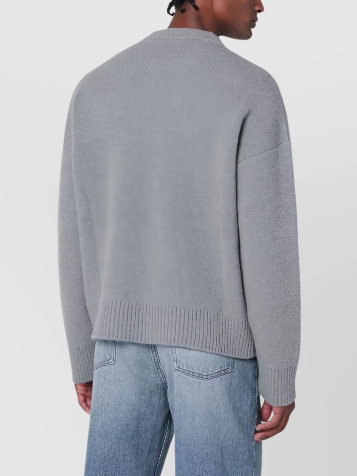 Ami Paris Heart Friend Crew Neck Sweater