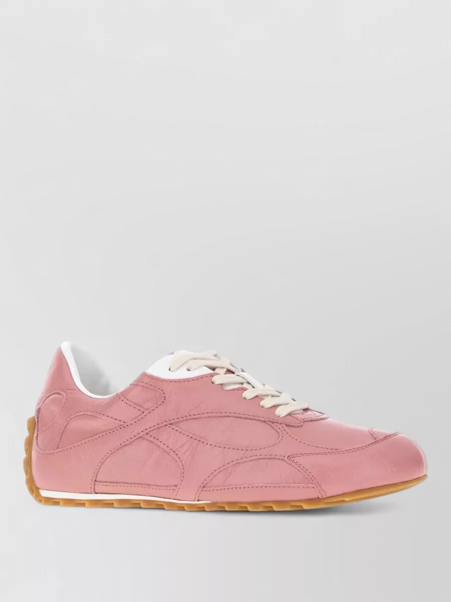 Bottega Veneta leather lace-up sneakers
