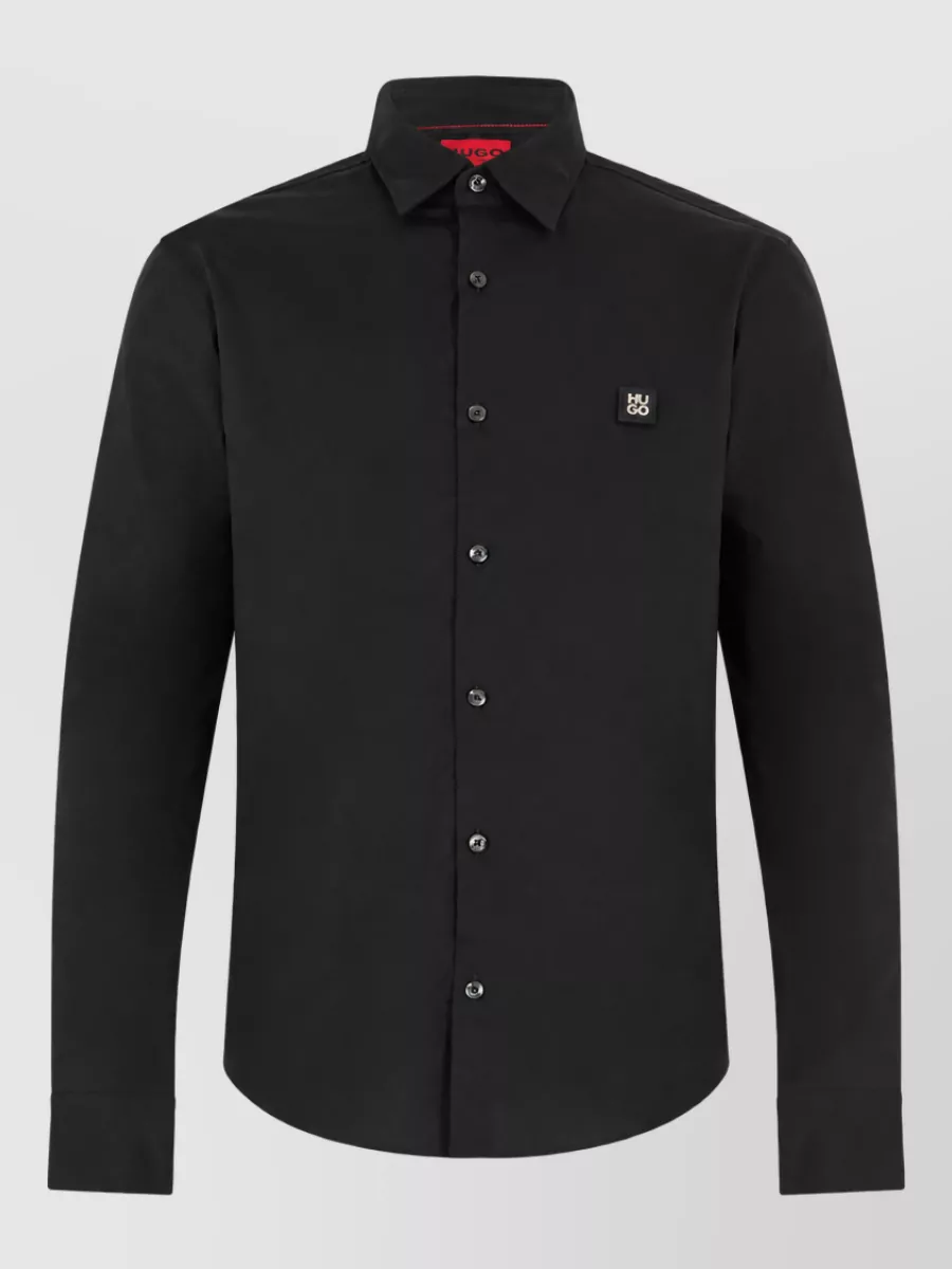 Boss slim-fit long-sleeve shirt