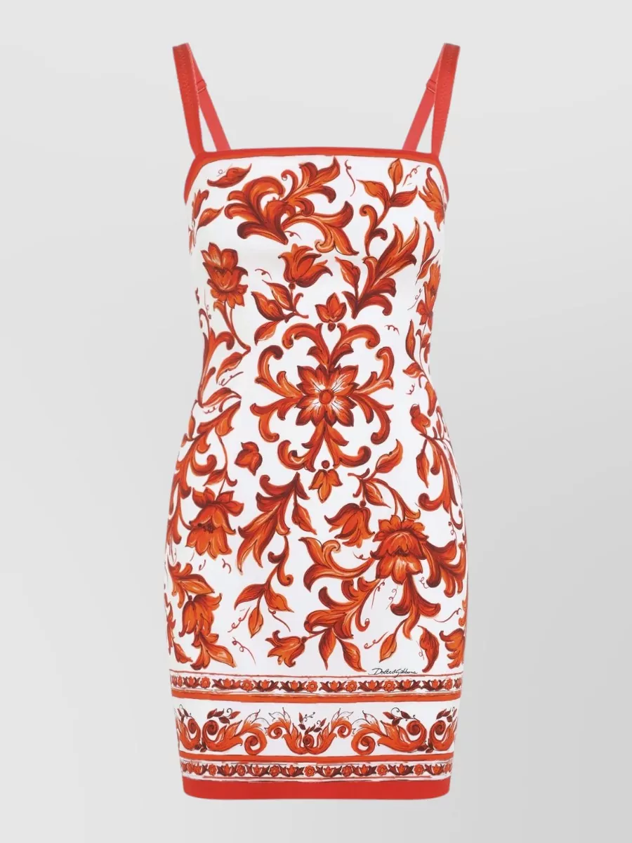 Dolce&Gabbana Silk Printed Mini Dress