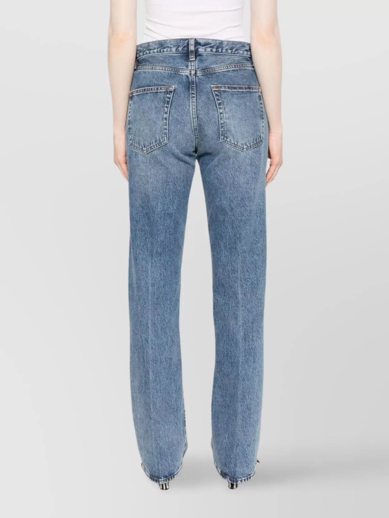 Frame The Long Straight Leg Jeans