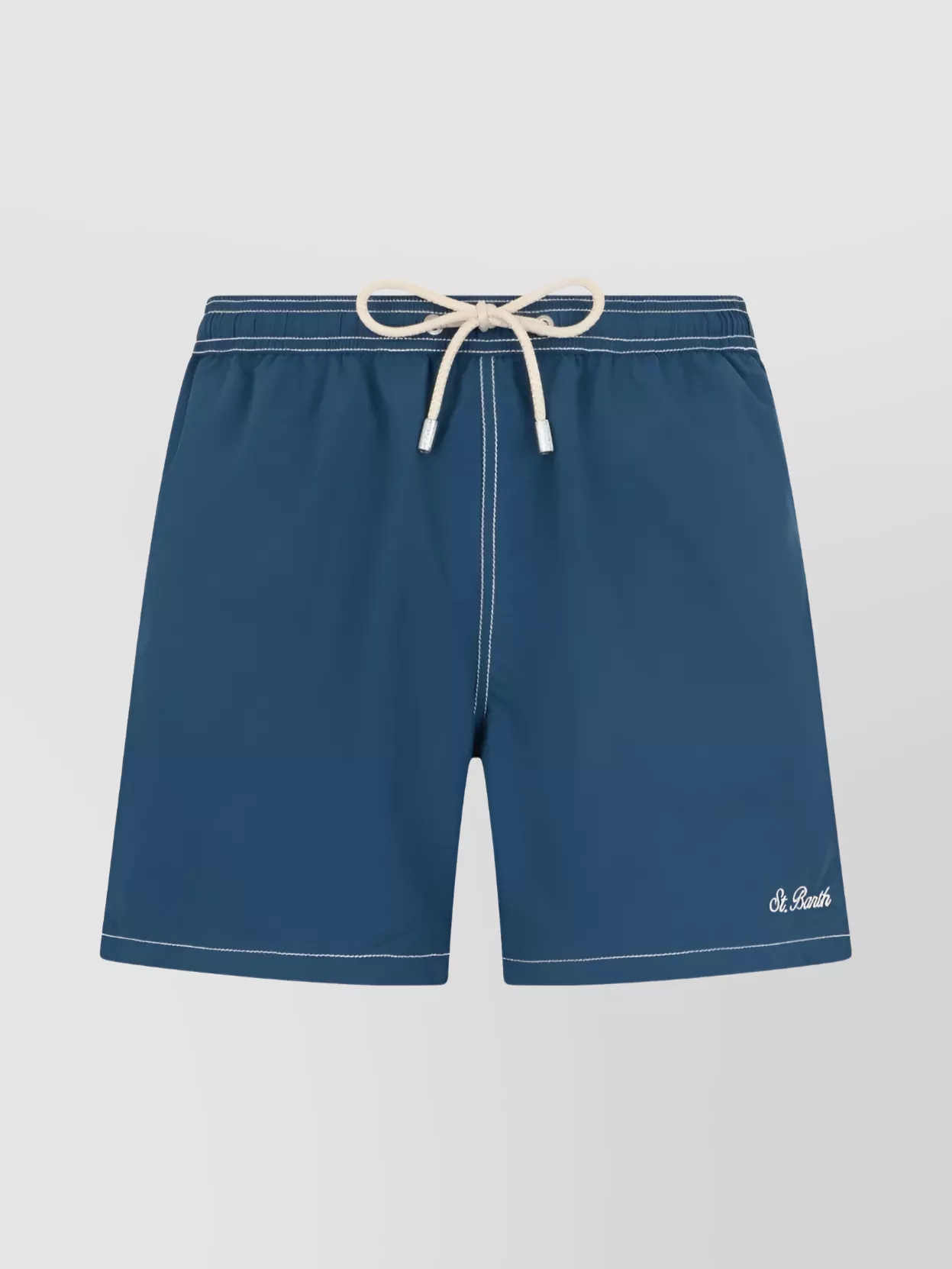 Mc2 Saint Barth Comfortable Swimwear Featuring Elastic Waistband In Blue