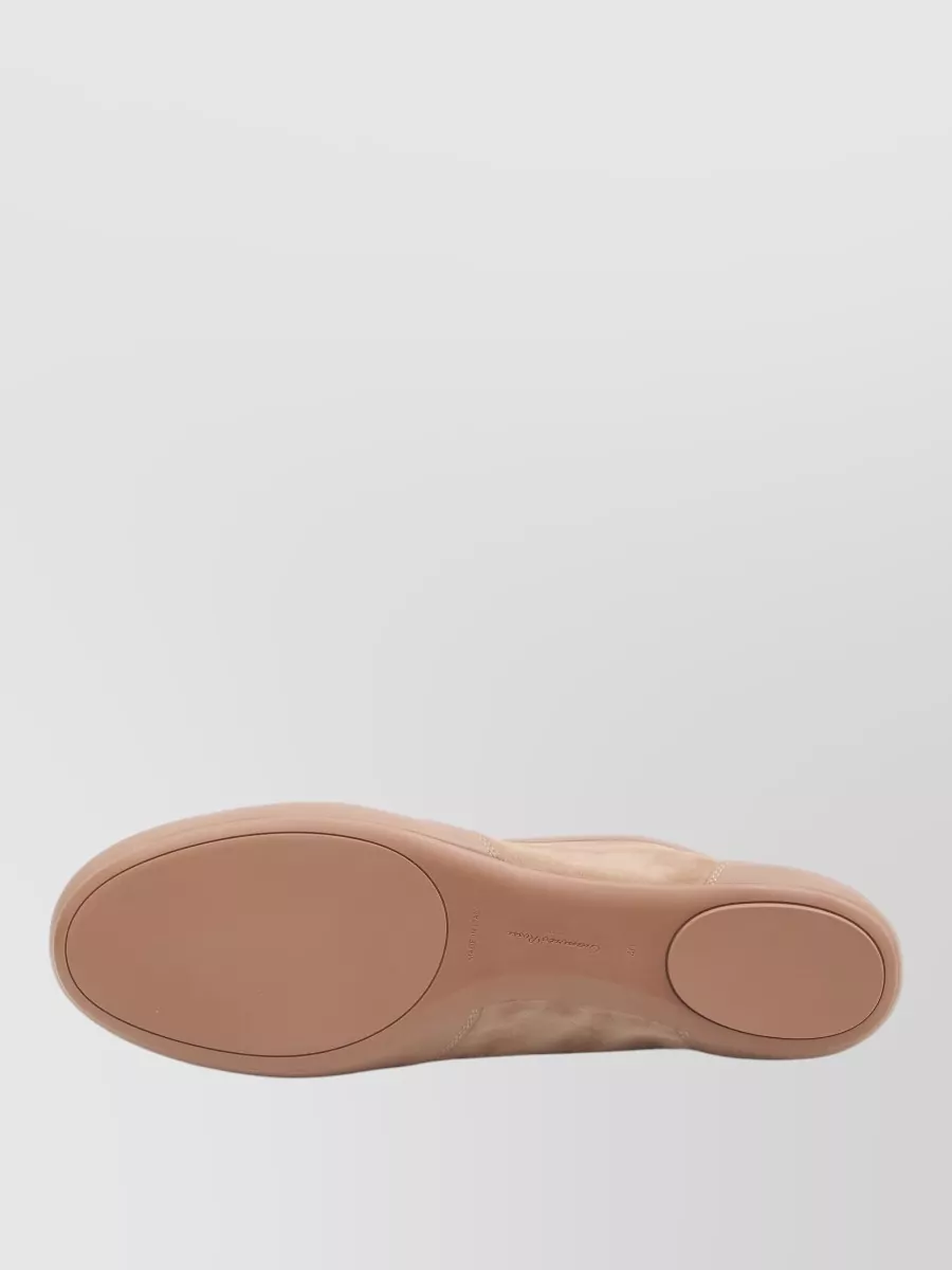 Gianvito Rossi Ballet Flats Bow Detail Sneaker Sole