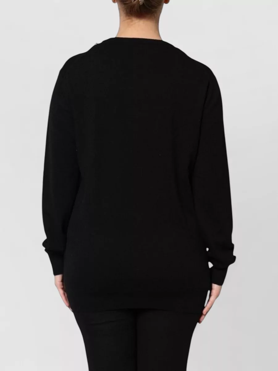 Dolce&Gabbana Cashmere Crystal Embellished Sweater