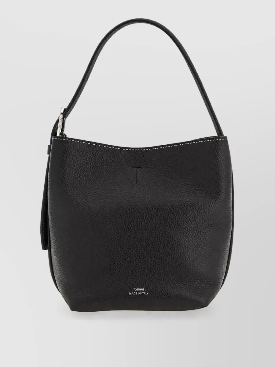 Totême leather small belted shoulder bag