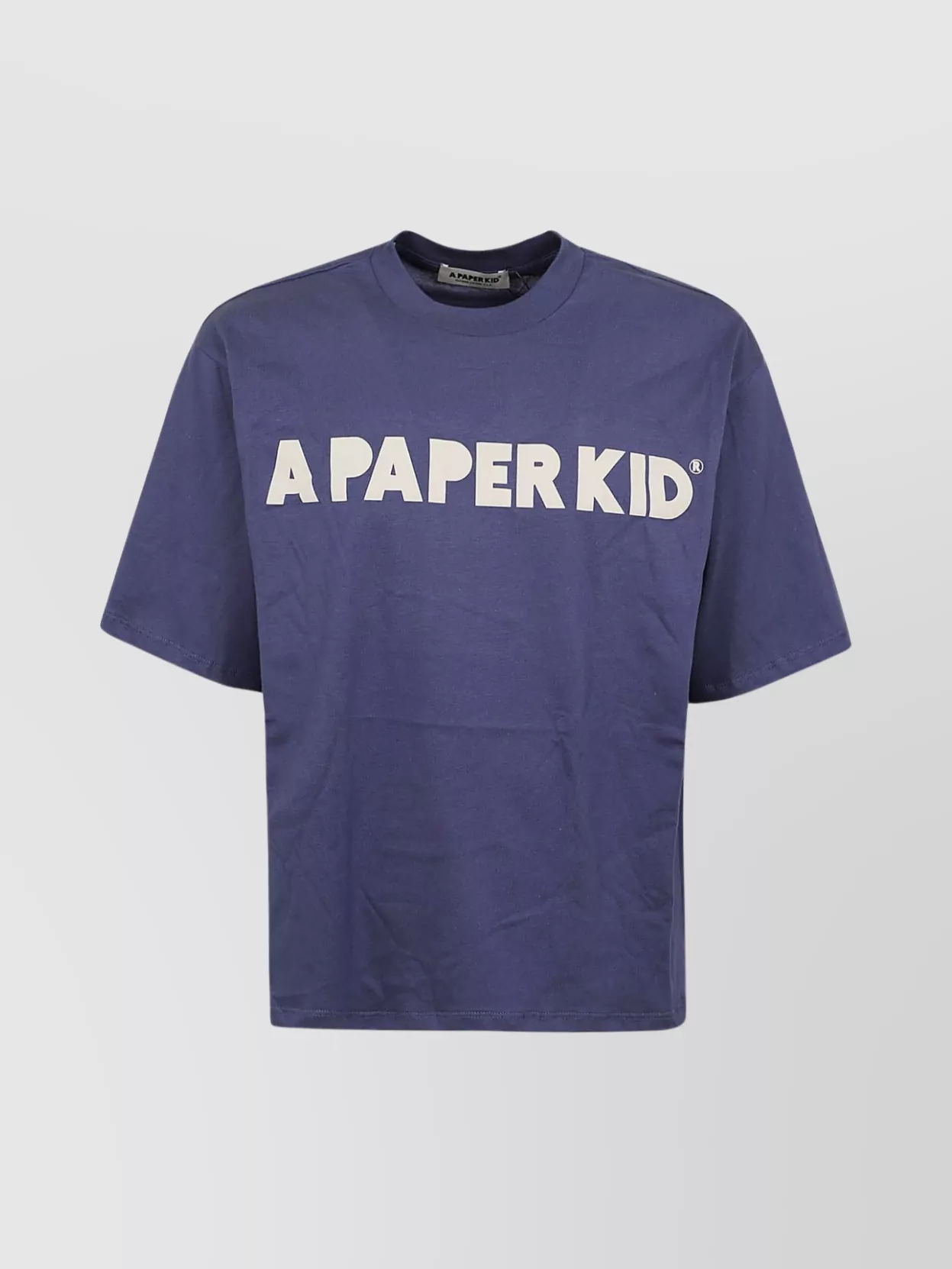 Shop A Paper Kid Crew Neck Unisex T-shirt Straight Hem