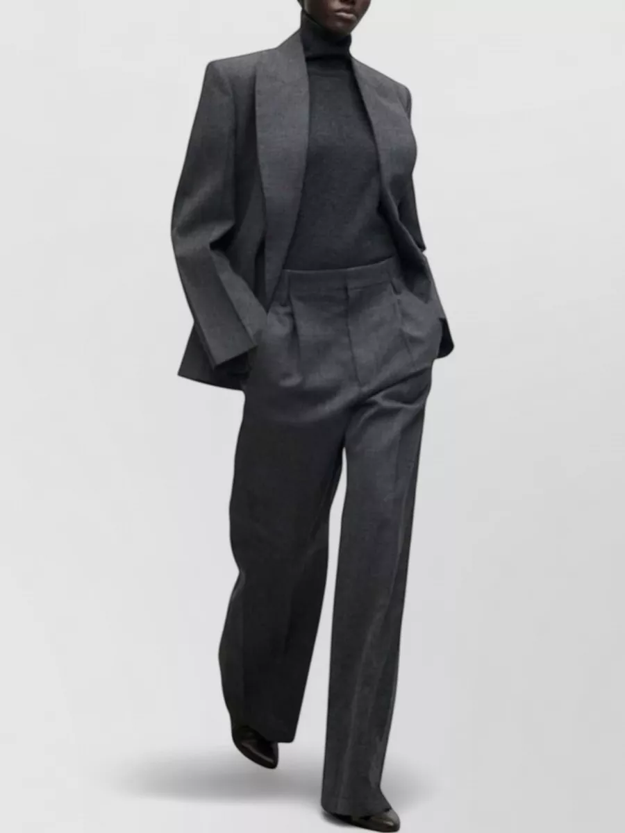 Victoria Beckham Virgin Wool Tailored Suit Jacket