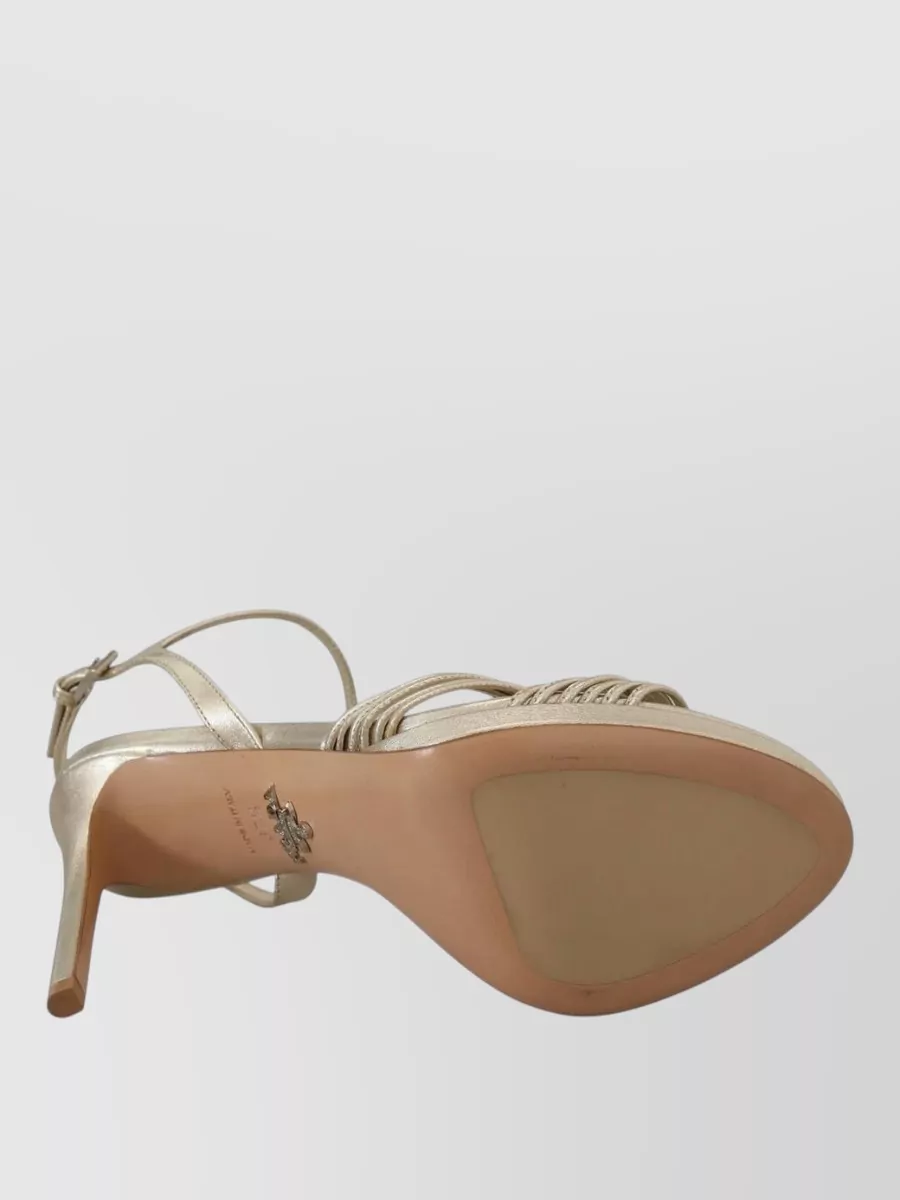 Prada Leather Ankle-Strap Sandals