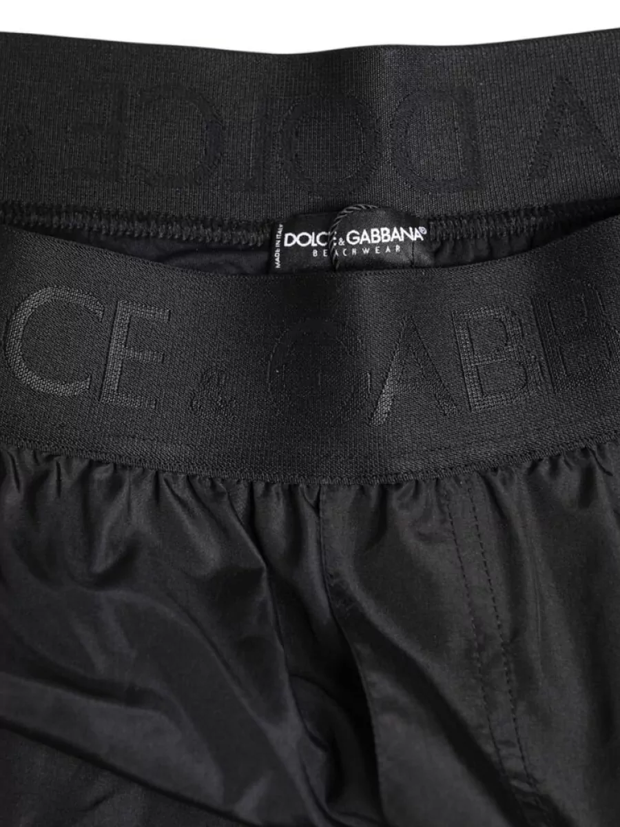 Dolce&Gabbana Logo Print Swim Shorts