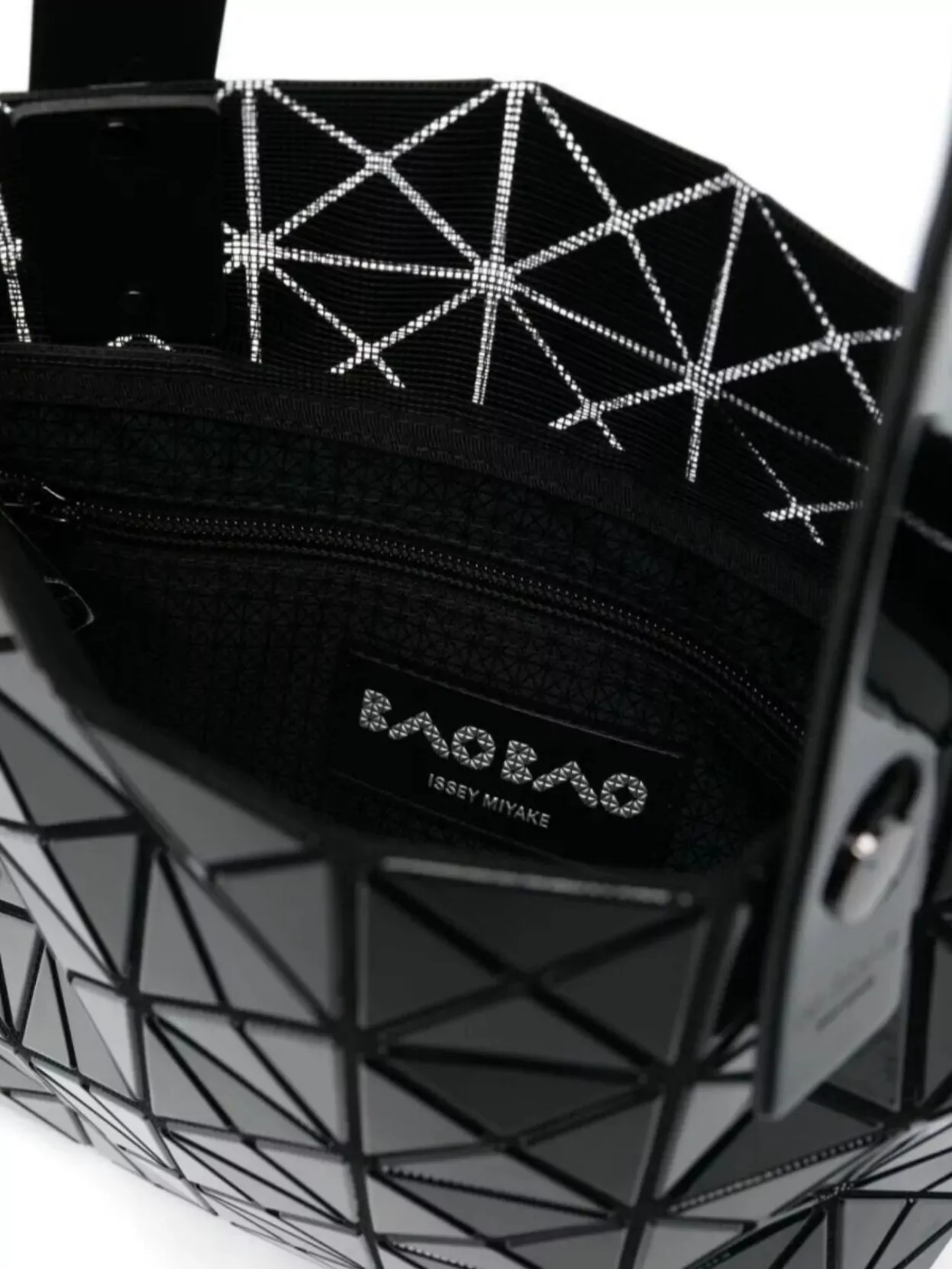 Bao Bao Issey Miyake "Geometric Design" Tote Bag With Dual Handles