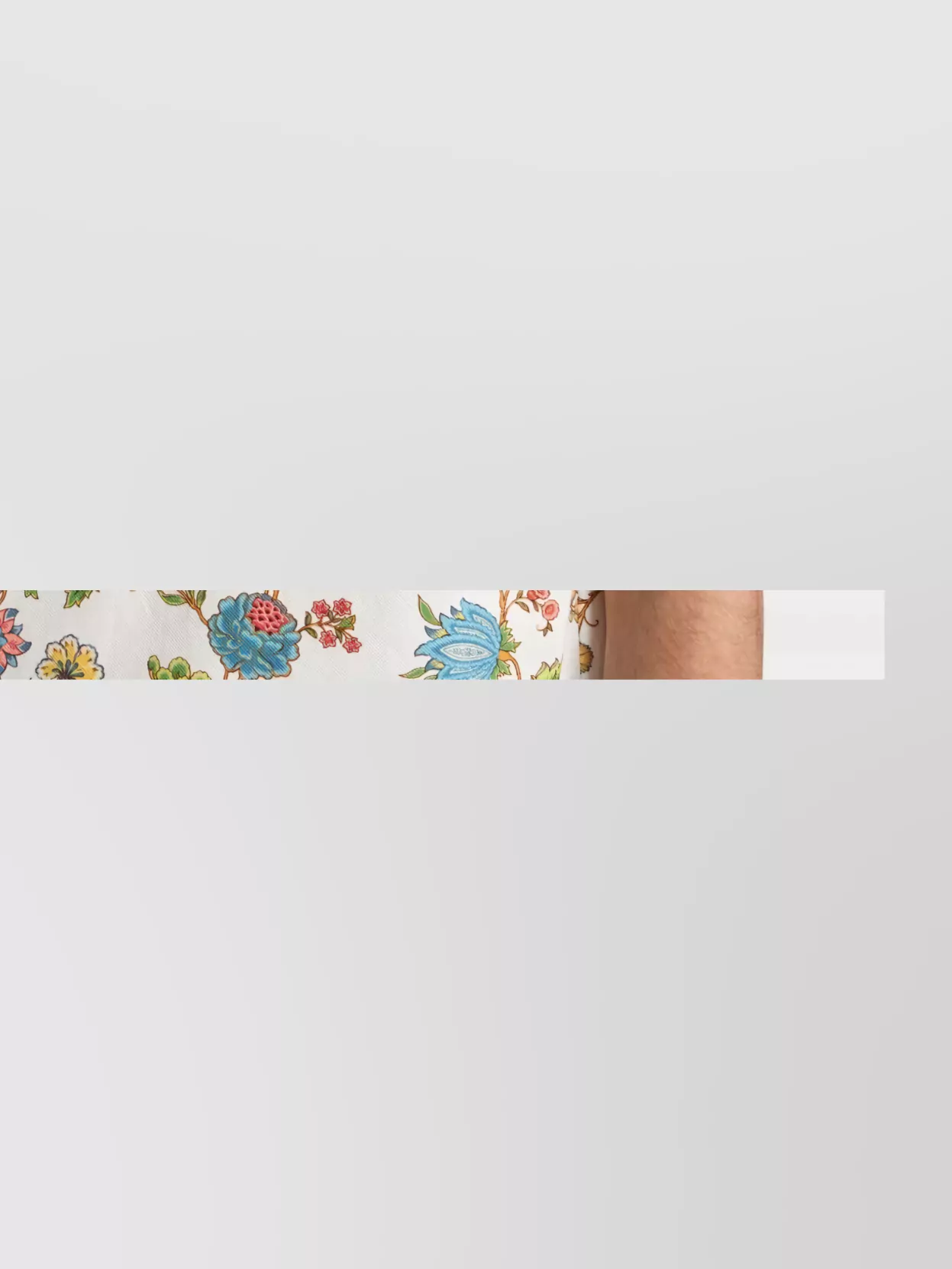 Etro Roma Floral Pattern Polo Shirt