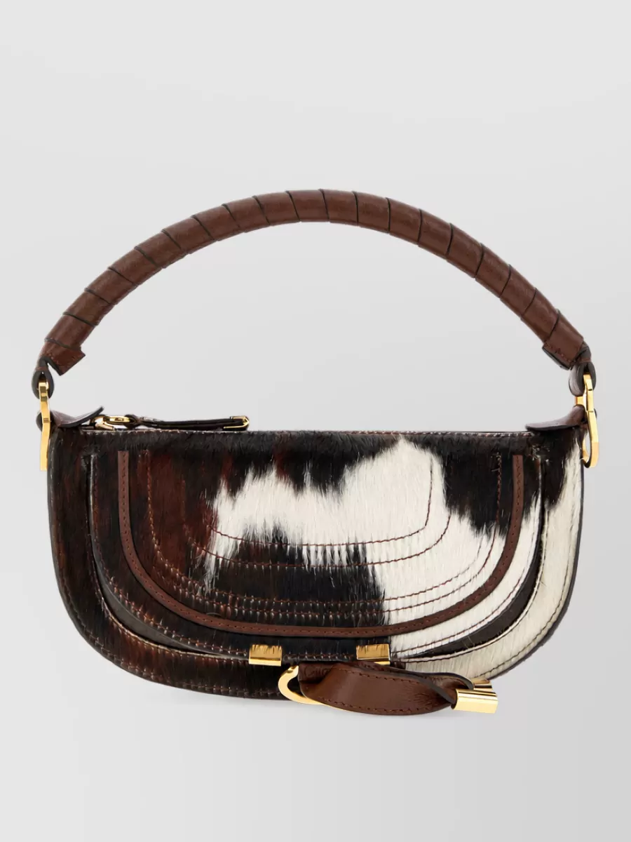 Chloé Marcie leather clutch bag