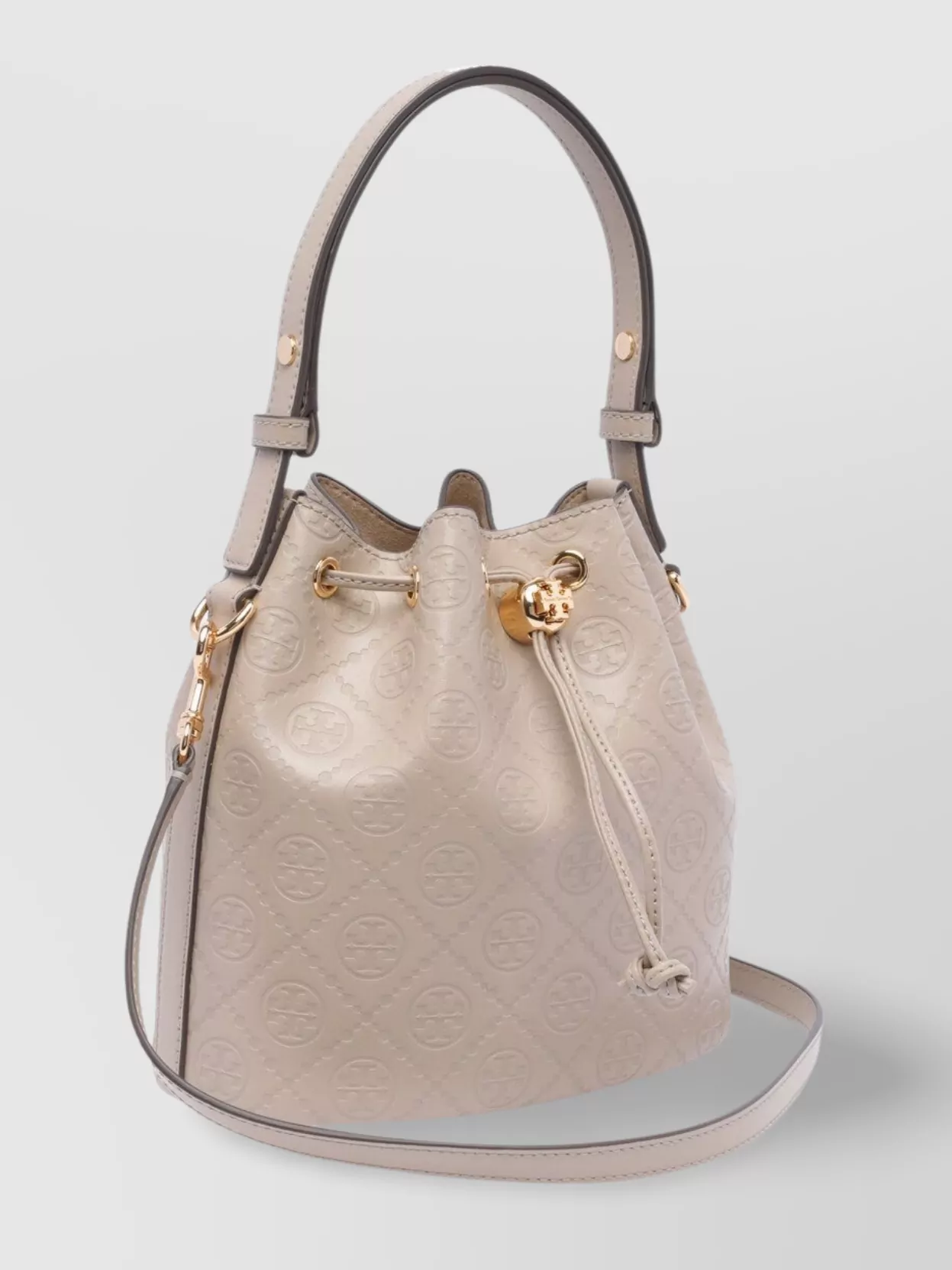 Tory Burch Monogram Bucket Bag Removable Strap